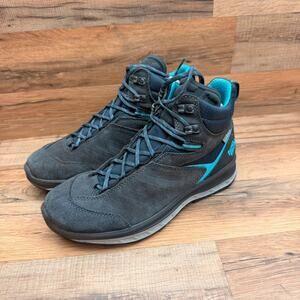 Hanwag women size 8.5 Hiking Boots Waterproof gray suede